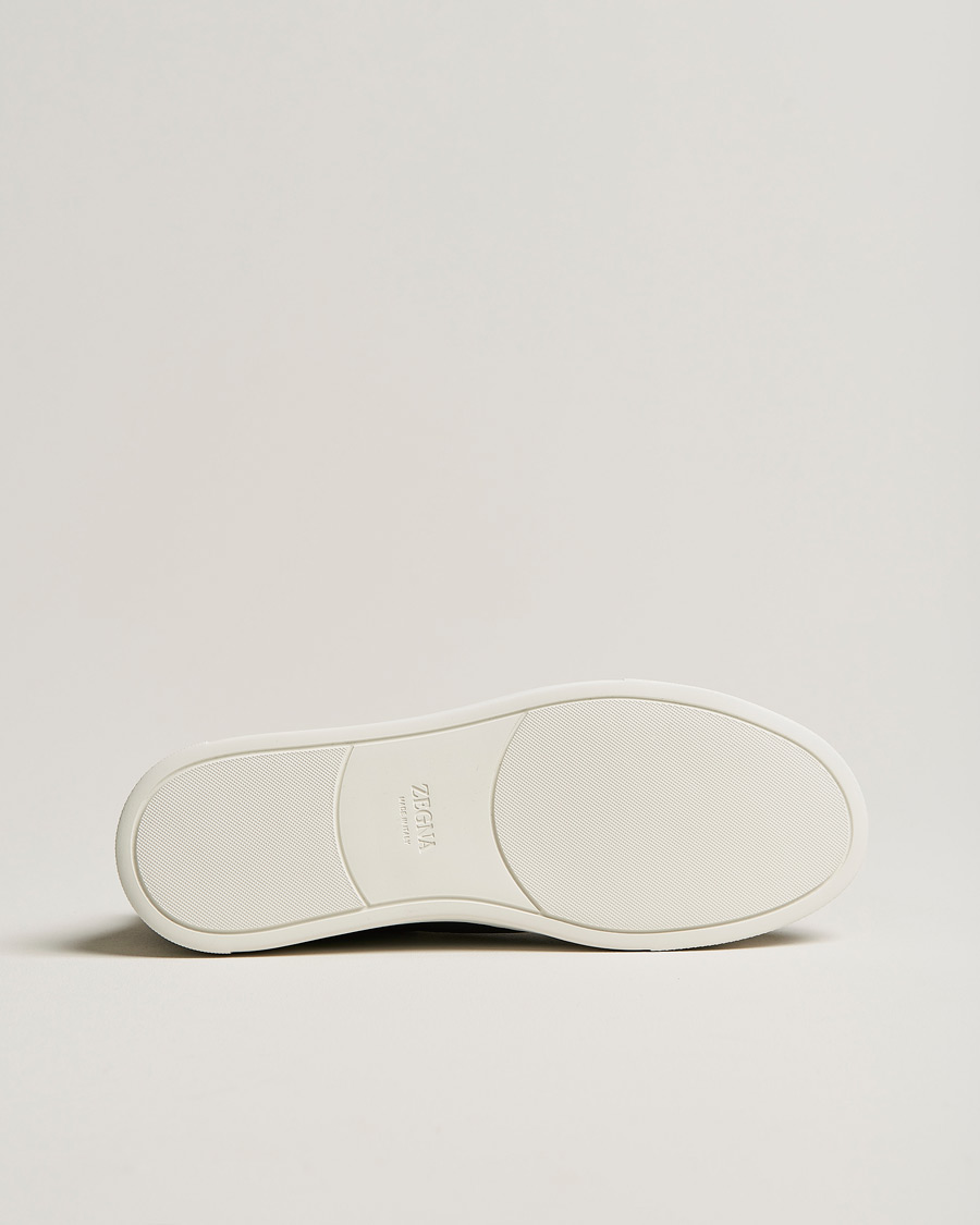 Herre | Sneakers | Zegna | Triple Stitch Sneakers Navy Deerskin