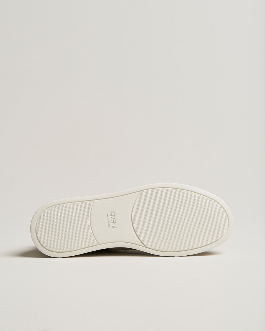 Herre | Zegna Triple Stitch Sneakers Grey Suede | Zegna | Triple Stitch Sneakers Grey Suede