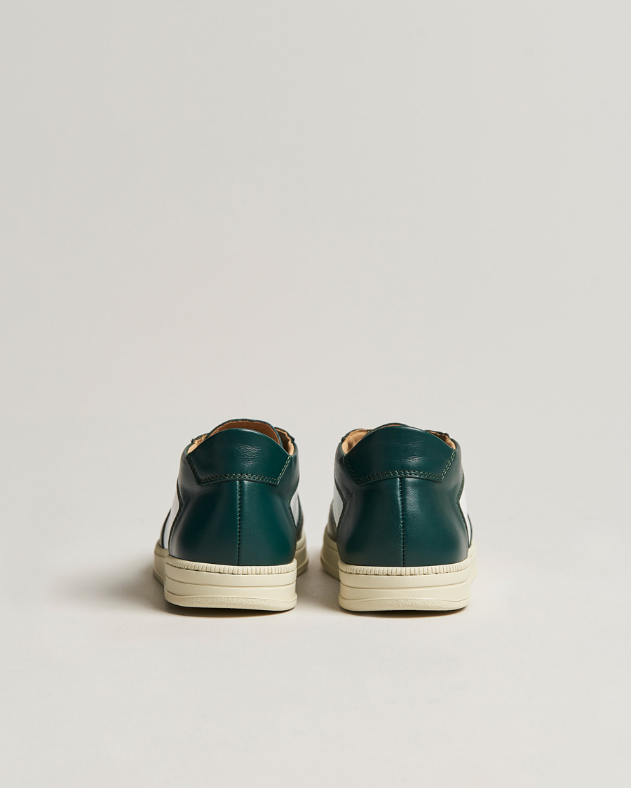 Herre | Sneakers | C.QP | Cingo Leather Sneaker White/Bottle Green