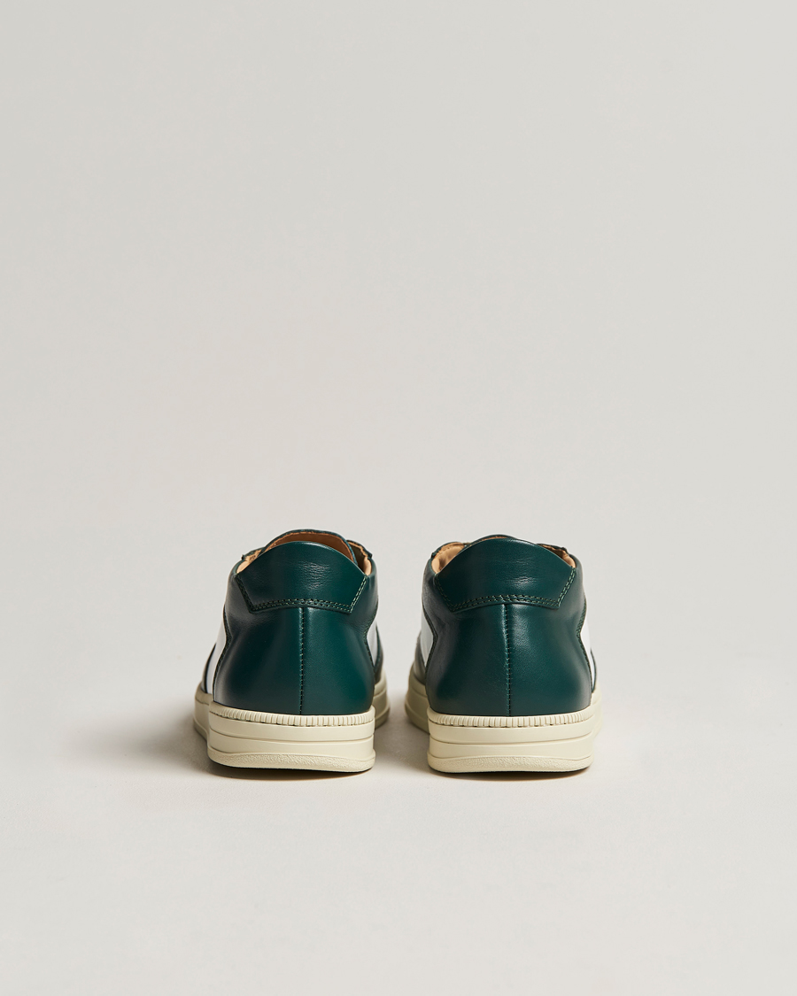 Herre | C.QP Cingo Leather Sneaker White/Bottle Green | CQP | C.QP Cingo Leather Sneaker White/Bottle Green