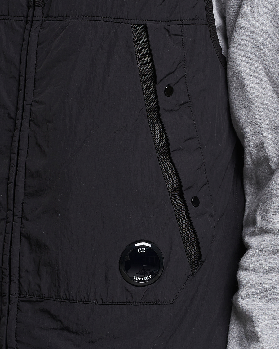 Herre | C.P. Company Polartek G.D.P.Nylon Vest Black | C.P. Company | Polartek G.D.P.Nylon Vest Black
