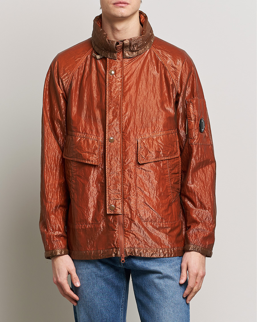 Herre |  | C.P. Company | Kan-D Garment Dyed Nylon Jacket Rust