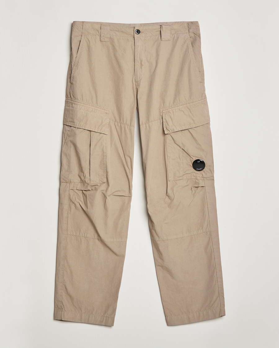 Herre | Bukser | C.P. Company | Microreps No Peach Loose Fit Cargo Pants Sand