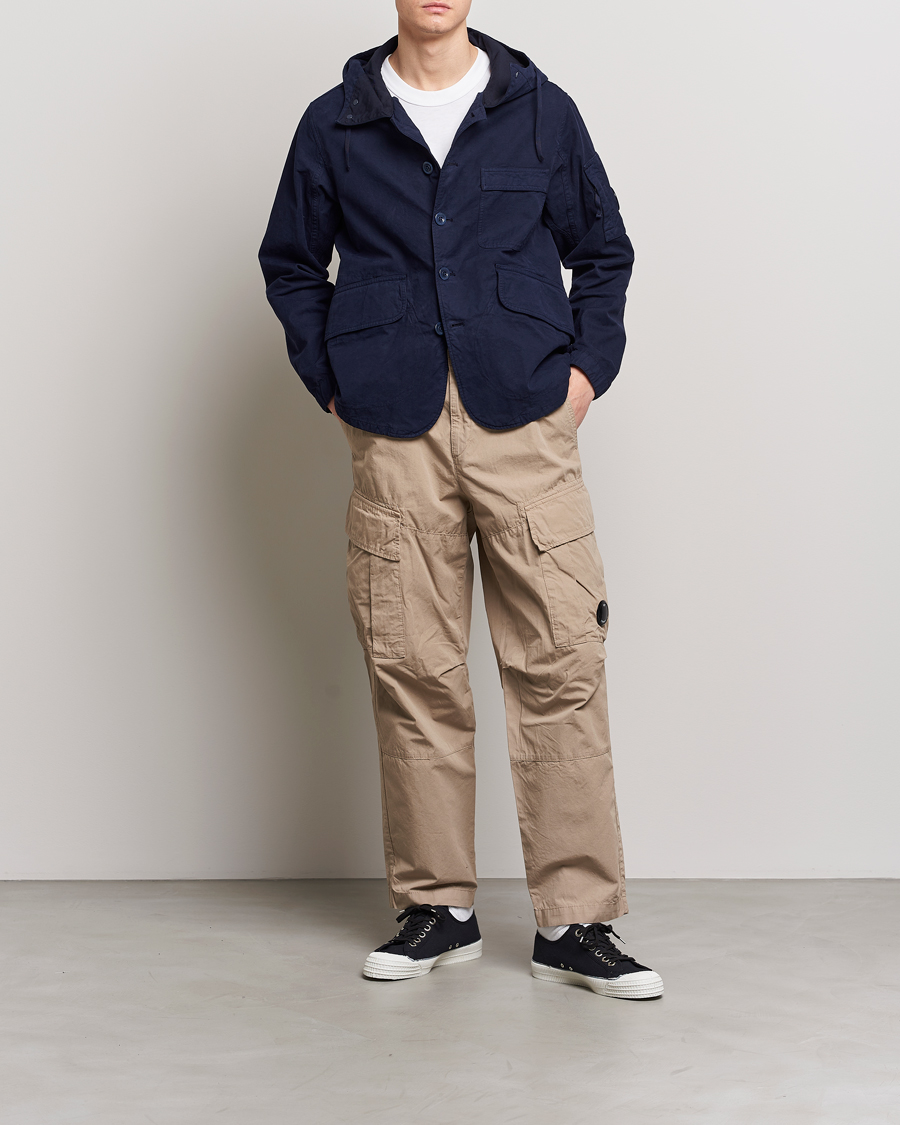 Herre | Bukser | C.P. Company | Microreps No Peach Loose Fit Cargo Pants Sand