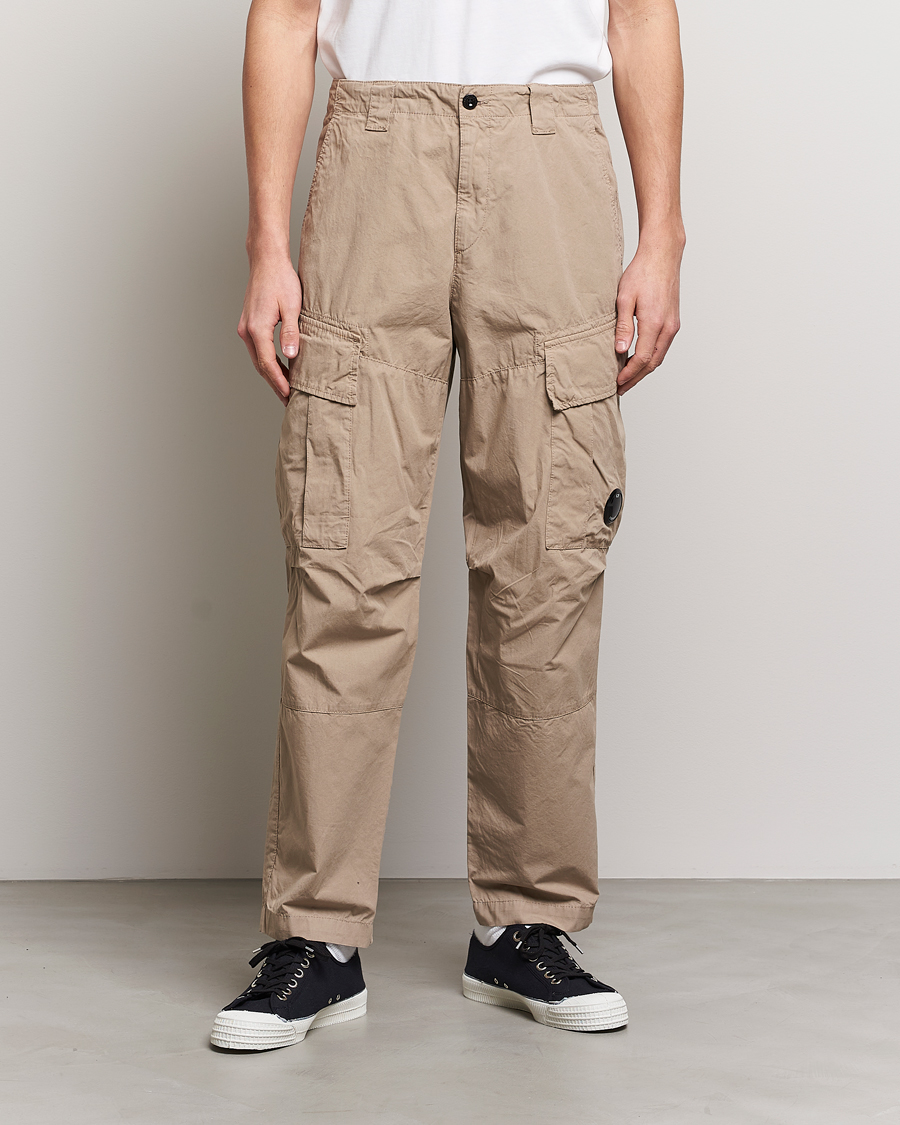Herre | Bukser | C.P. Company | Microreps No Peach Loose Fit Cargo Pants Sand
