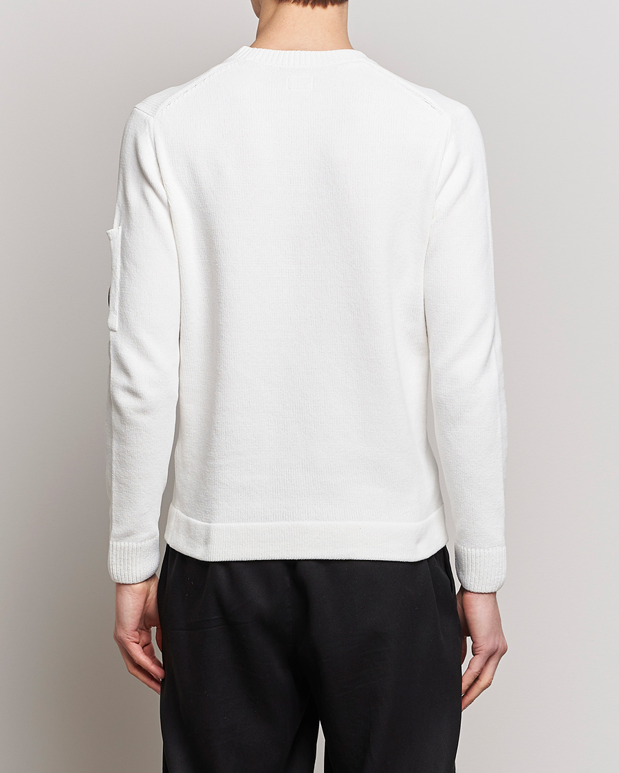 Herre | Gensere | C.P. Company | Cotton Chenille Crew Neck White