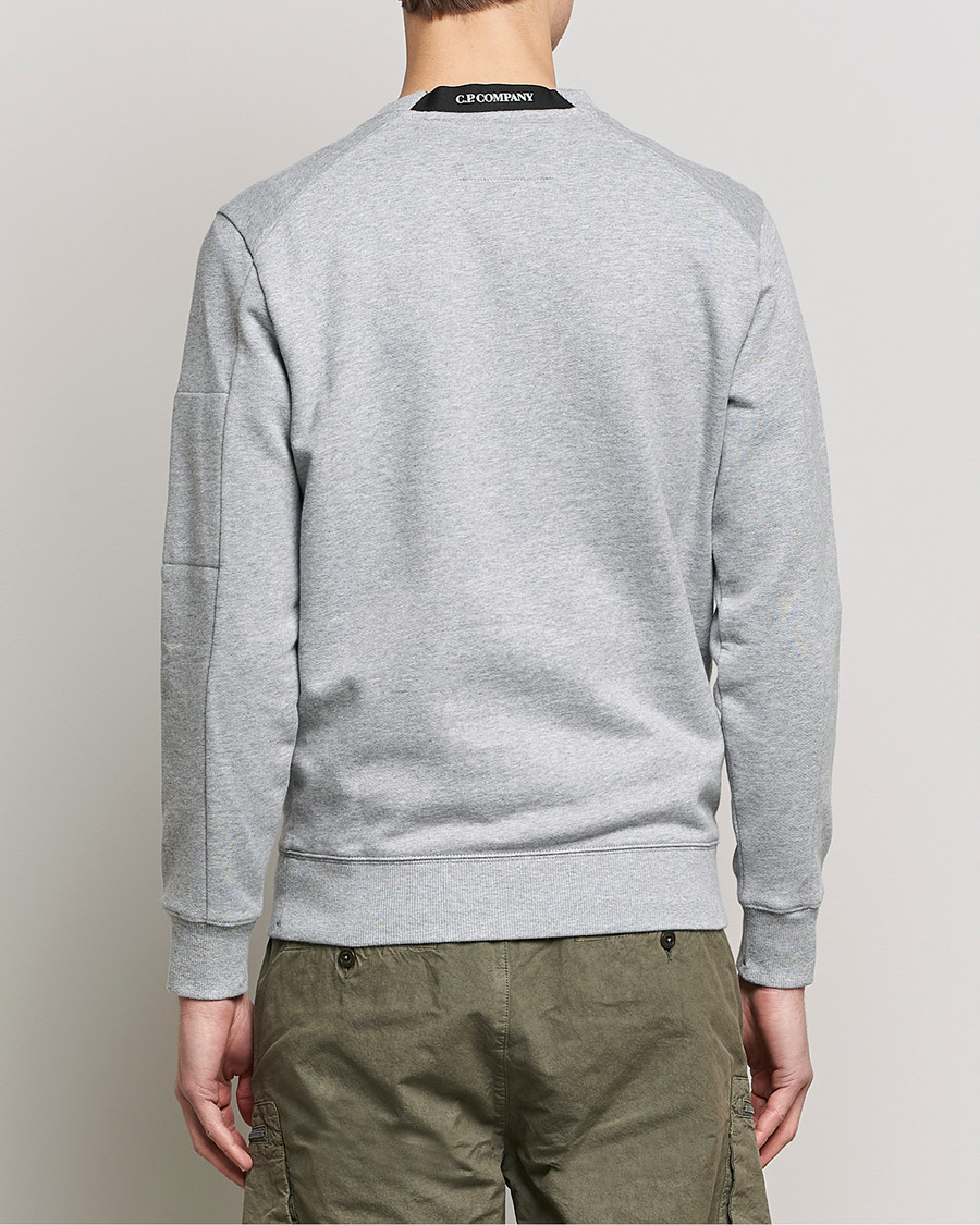 Herre | Gensere | C.P. Company | Diagonal Raised Fleece Lens Sweatshirt Grey