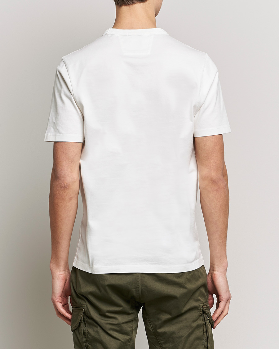 Herre | T-Shirts | C.P. Company | Heavy Mercerized Cotton Logo Tee White