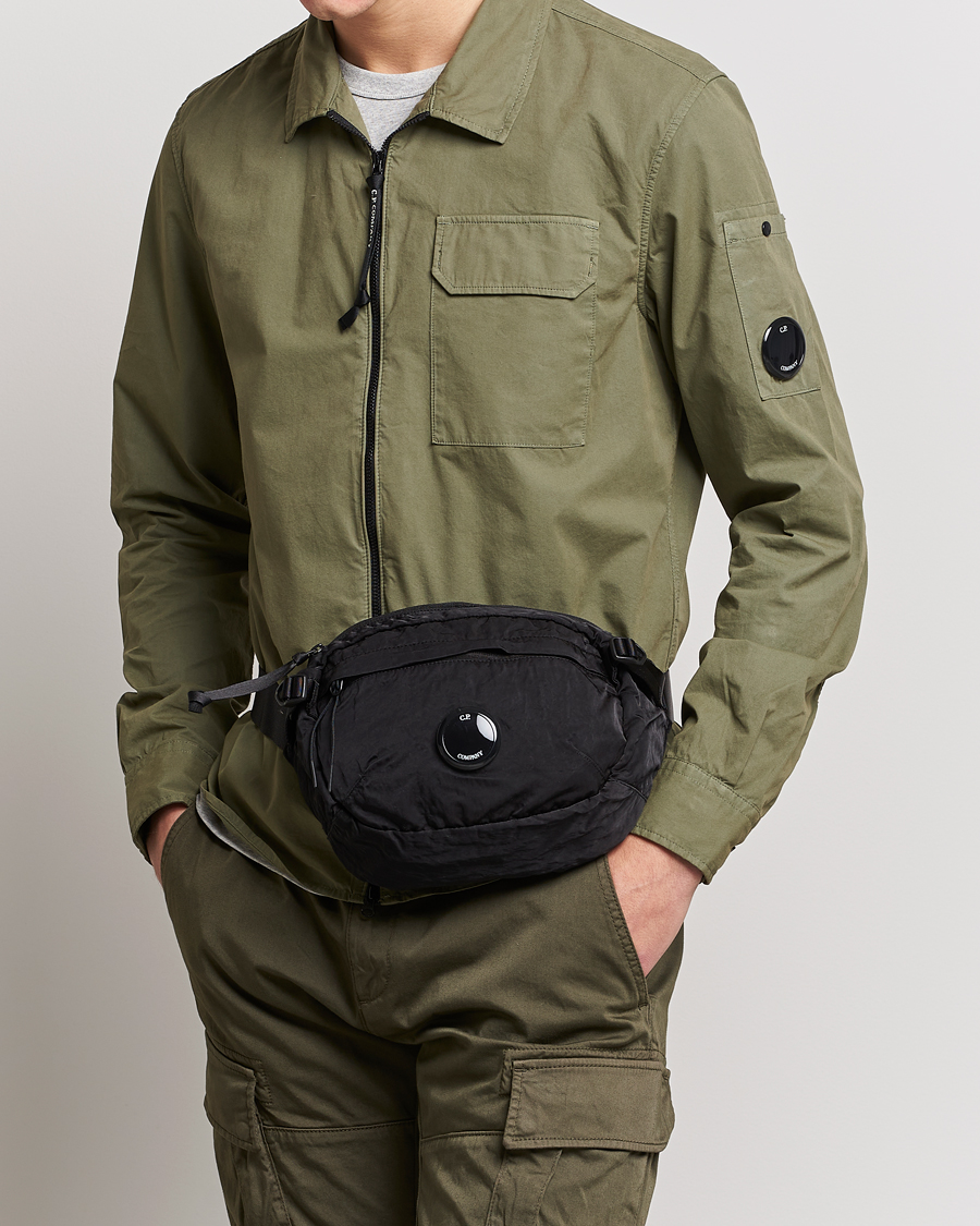 Herre | Skuldervesker | C.P. Company | Nylon B Small Accessorie Bag Black