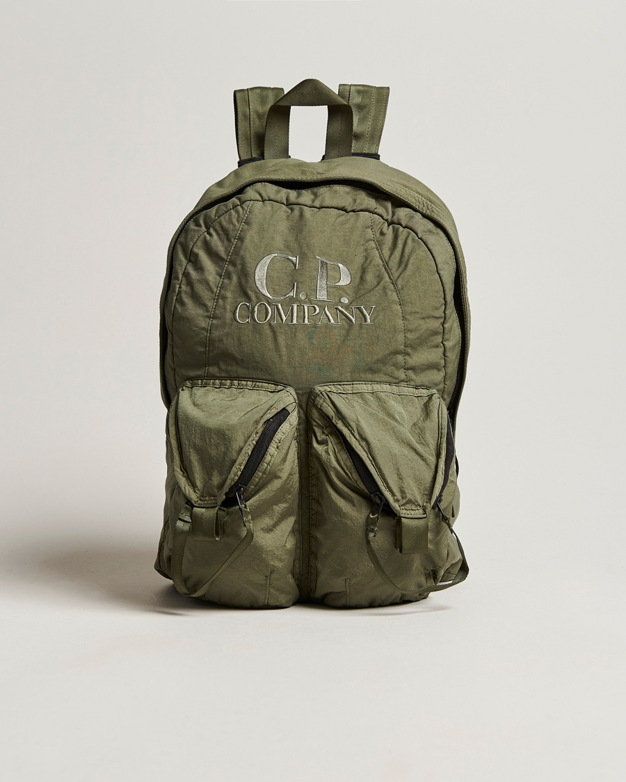 Herre | C.P. Company Taylon P Nylon Backpack Olive | C.P. Company | Taylon P Nylon Backpack Olive
