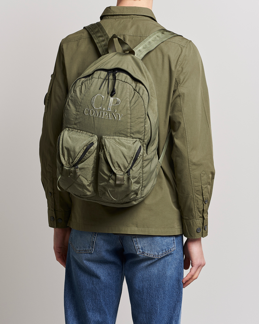 Herre | C.P. Company Taylon P Nylon Backpack Olive | C.P. Company | Taylon P Nylon Backpack Olive