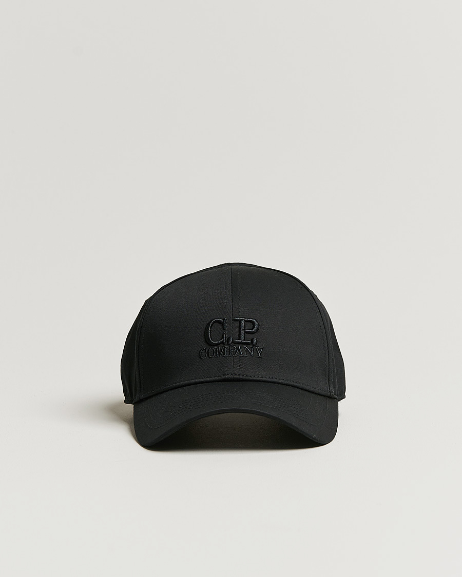 Herre | C.P. Company Cotton Gabardine Cap Black | C.P. Company | Cotton Gabardine Cap Black