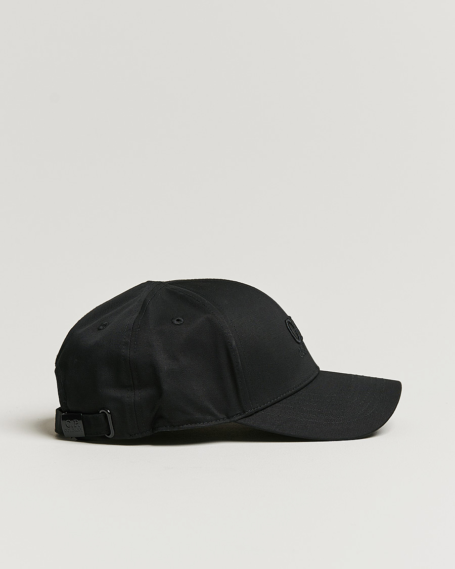 Herre | C.P. Company Cotton Gabardine Cap Black | C.P. Company | Cotton Gabardine Cap Black