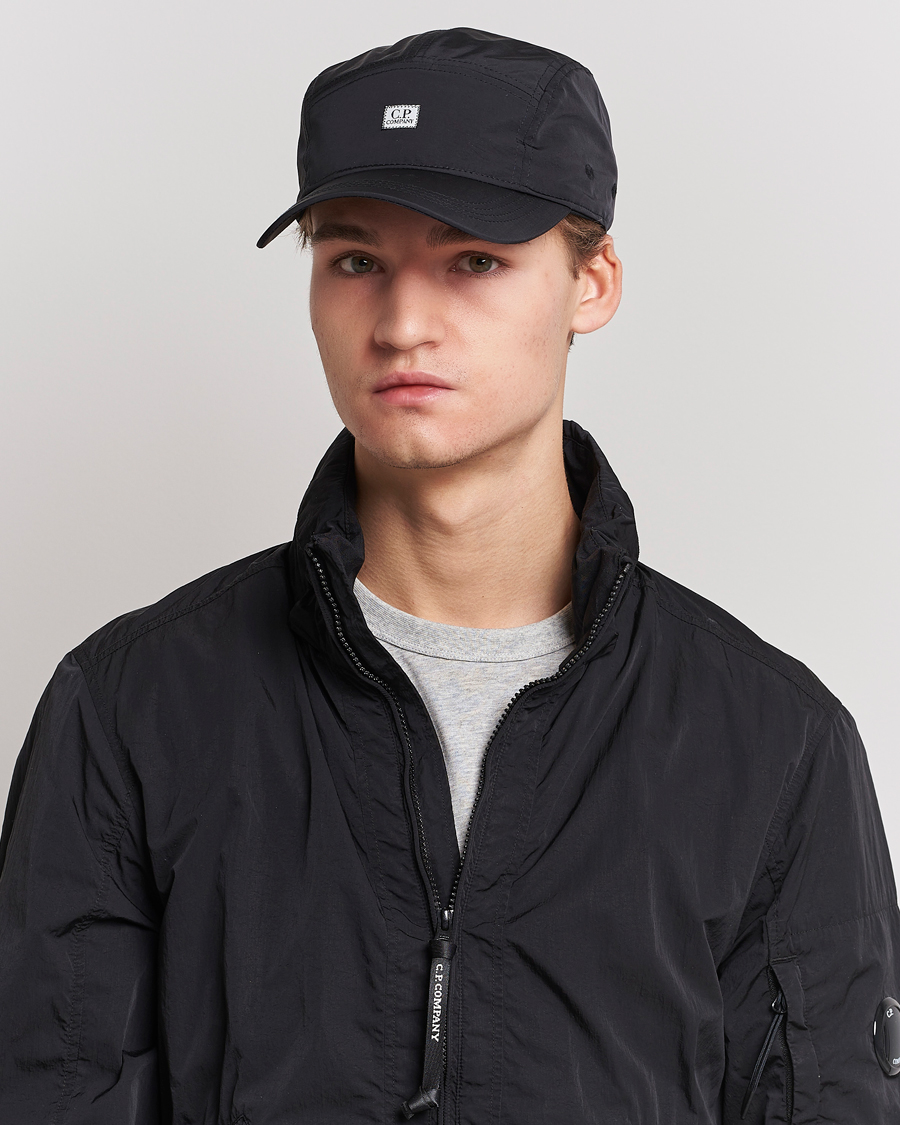 Herre | Caps | C.P. Company | Chrome - R Cap Black
