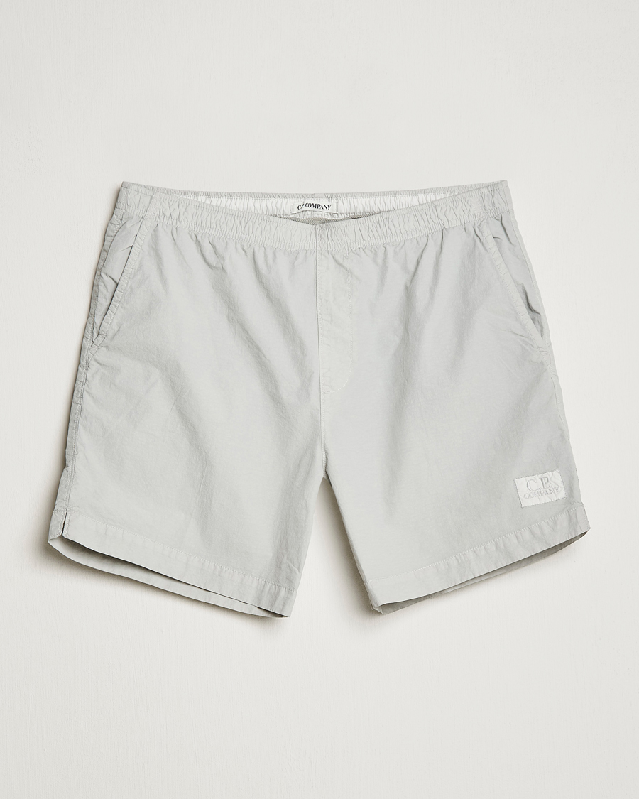 Herre | Badeshorts | C.P. Company | Flatt Nylon Garment Dyed Swimshorts Grey