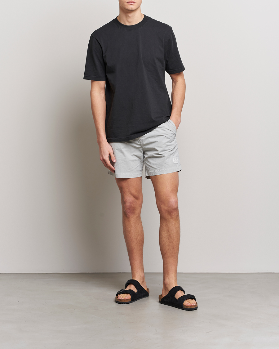 Herre | Badeshorts | C.P. Company | Flatt Nylon Garment Dyed Swimshorts Grey