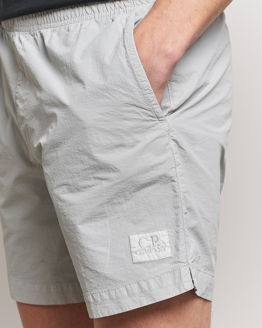 Herre | Badeshorts | C.P. Company | Flatt Nylon Garment Dyed Swimshorts Grey
