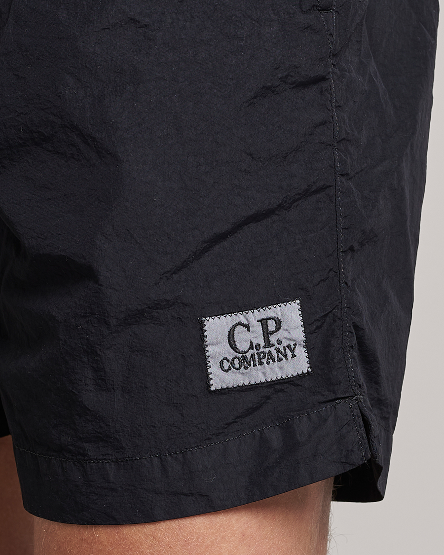 Herre | Badeshorts | C.P. Company | Flatt Nylon Garment Dyed Swimshorts Black