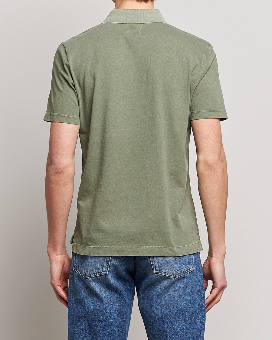 Herre | Pikéer | C.P. Company | Old Dyed Cotton Jersey Polo Olive