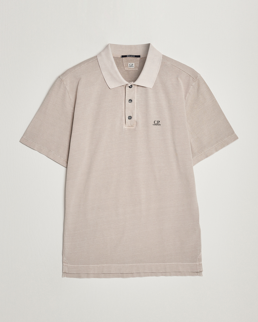 Herre | Pikéer | C.P. Company | Old Dyed Cotton Jersey Polo Grey