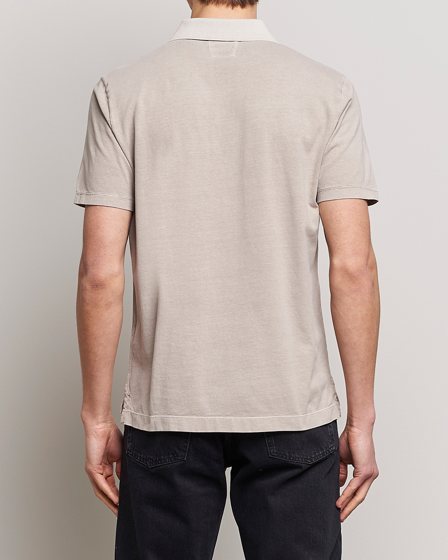 Herre | Pikéer | C.P. Company | Old Dyed Cotton Jersey Polo Grey