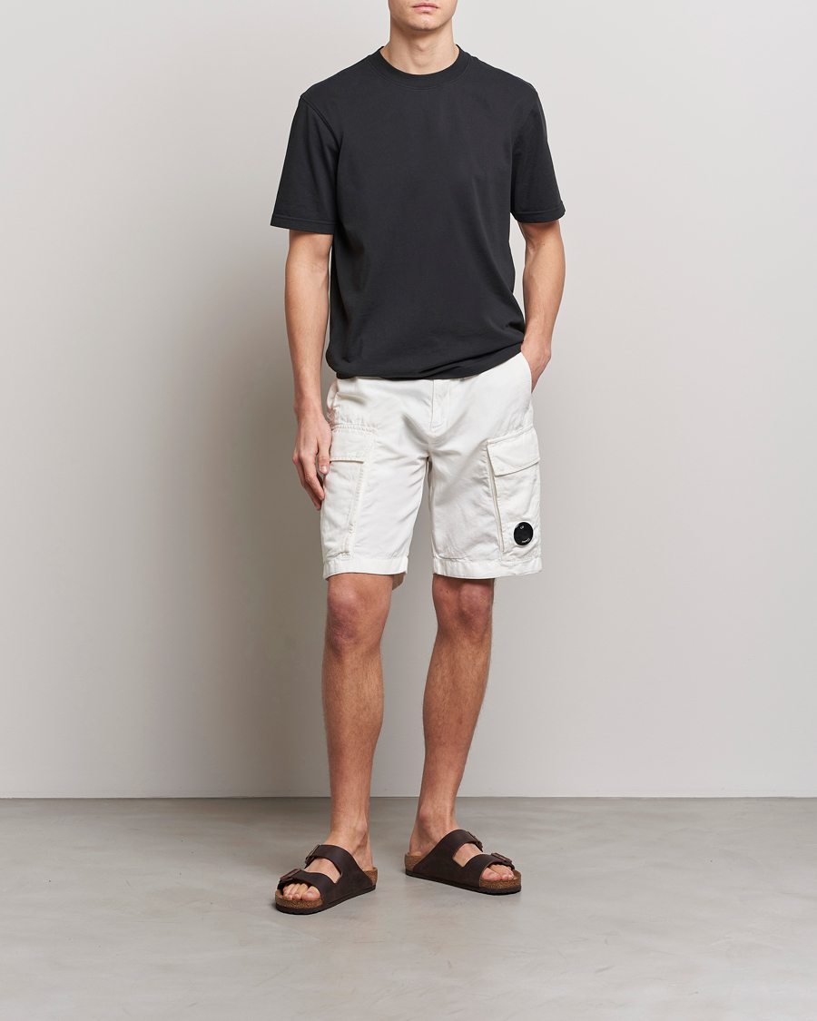 Herre | Shorts | C.P. Company | Cotton/Linen Cargo Shorts White