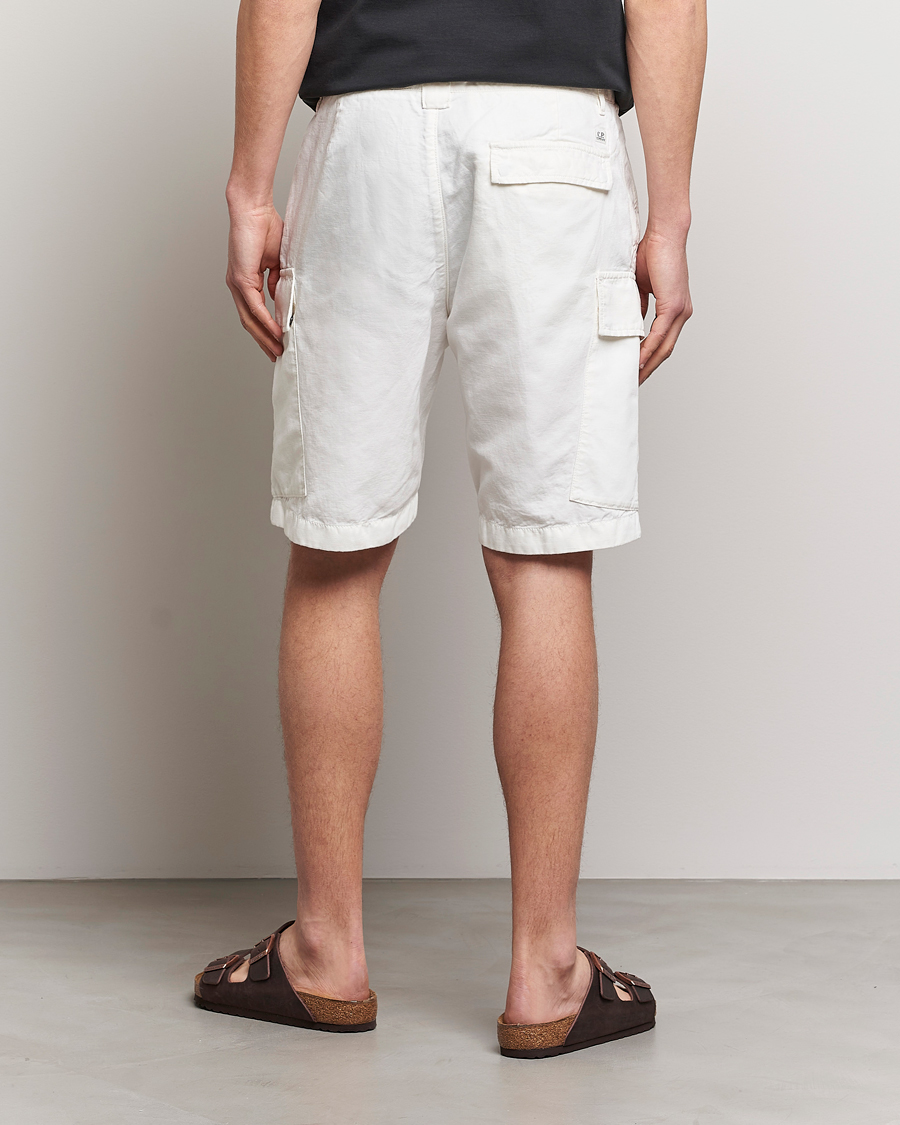 Herre | Shorts | C.P. Company | Cotton/Linen Cargo Shorts White