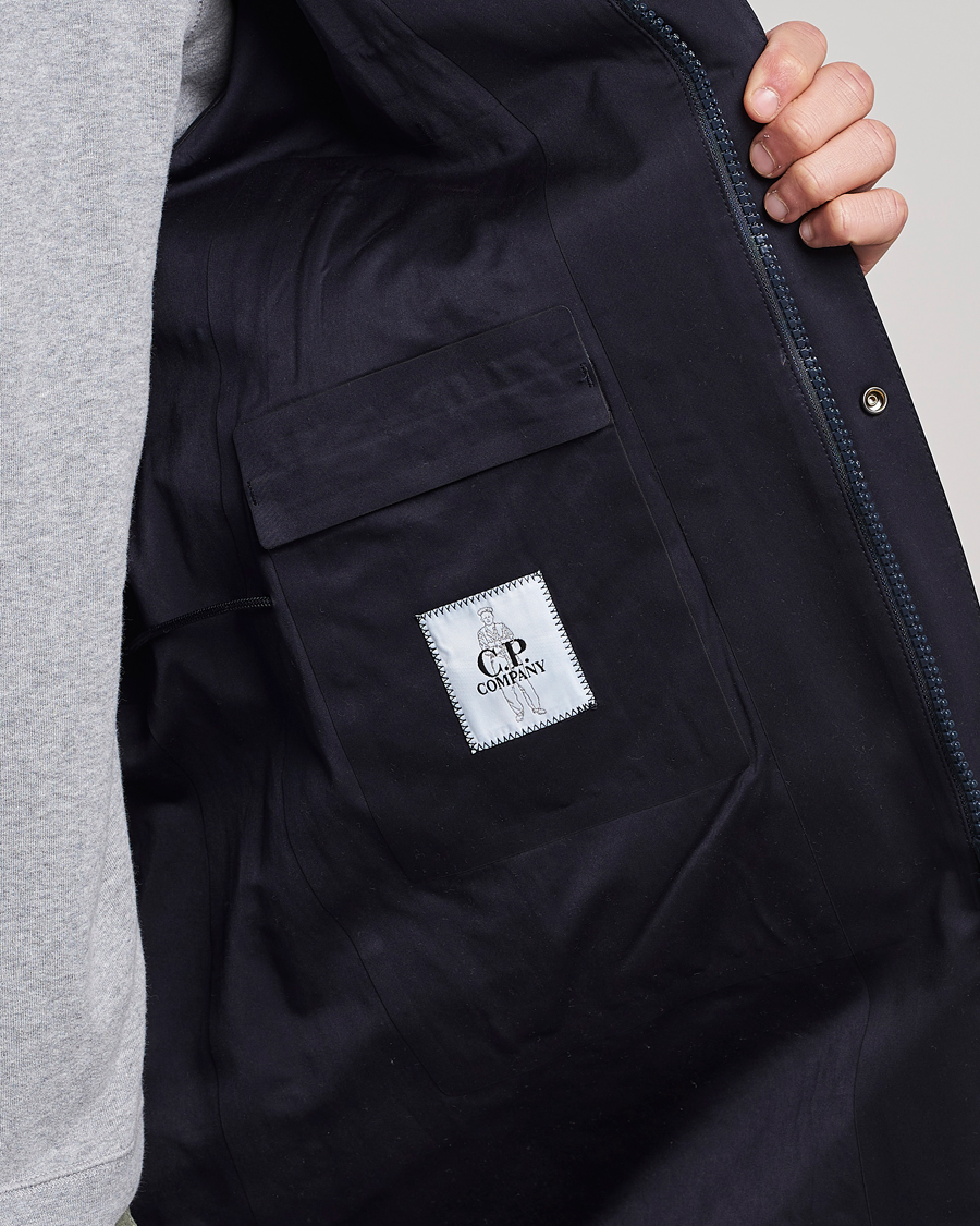 Herre | Jakker | C.P. Company | Metropolis A.A.C. Water resistant Long Jacket Navy