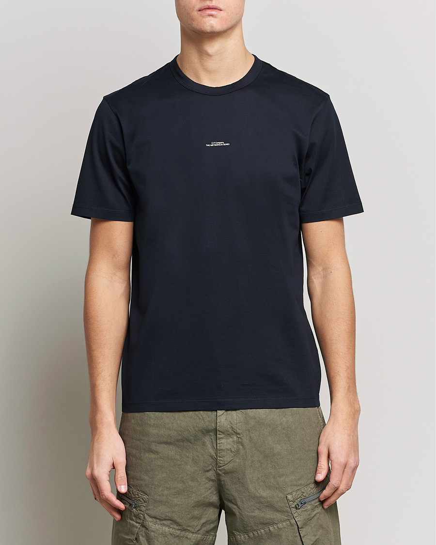 Herre | C.P. Company | C.P. Company | Metropolis Mercerized Jersey T-Shirt Navy