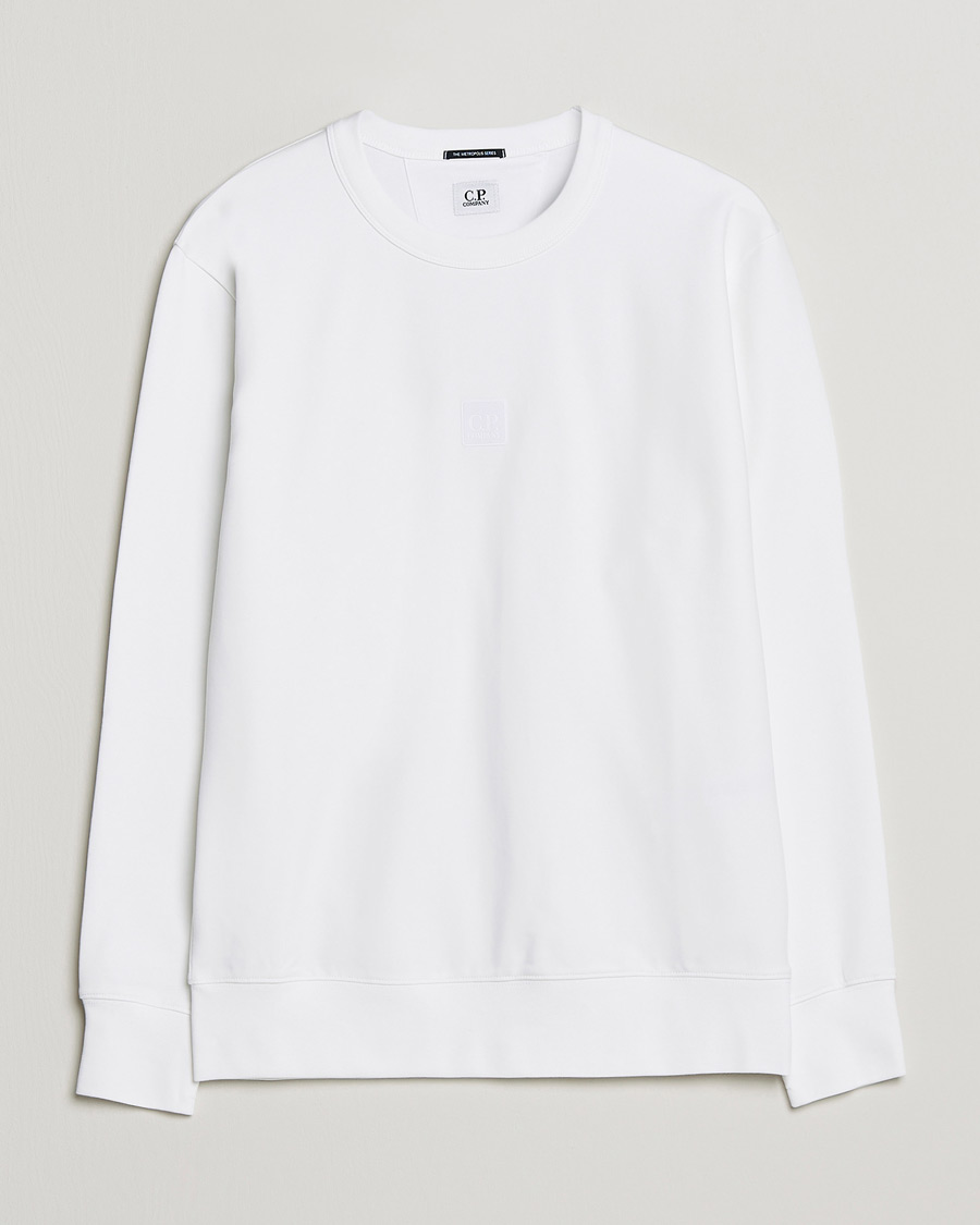 Herre | Gensere | C.P. Company | Metropolis Stretch Fleece Sweatshirt White