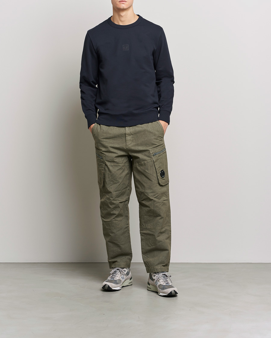Herre | Gensere | C.P. Company | Metropolis Stretch Fleece Sweatshirt Navy