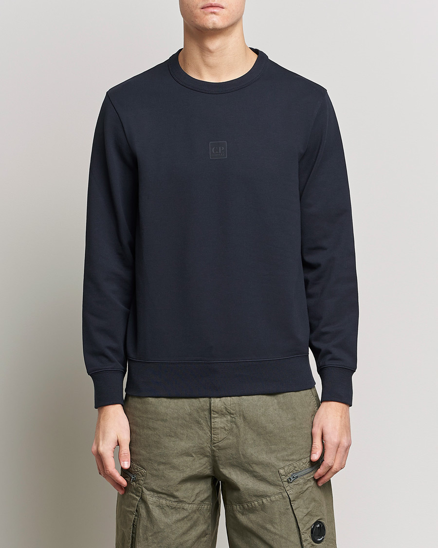 Herre | C.P. Company | C.P. Company | Metropolis Stretch Fleece Sweatshirt Navy