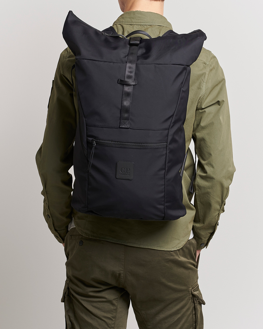 Herre | C.P. Company Metropolis Dynafil 3 Layers Backpack Black | C.P. Company | Metropolis Dynafil 3 Layers Backpack Black