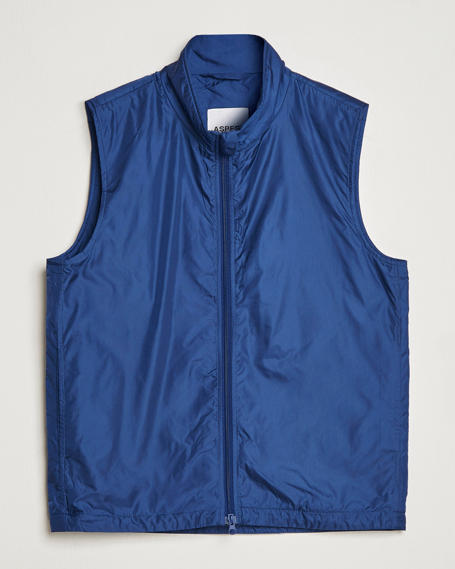Herre | Vester | Aspesi | Vernes Nylon Gilet Bluette