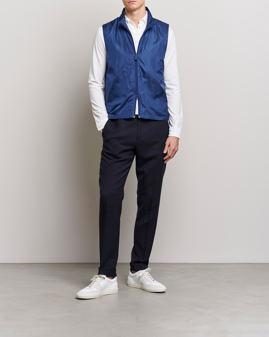 Herre | Vester | Aspesi | Vernes Nylon Gilet Bluette