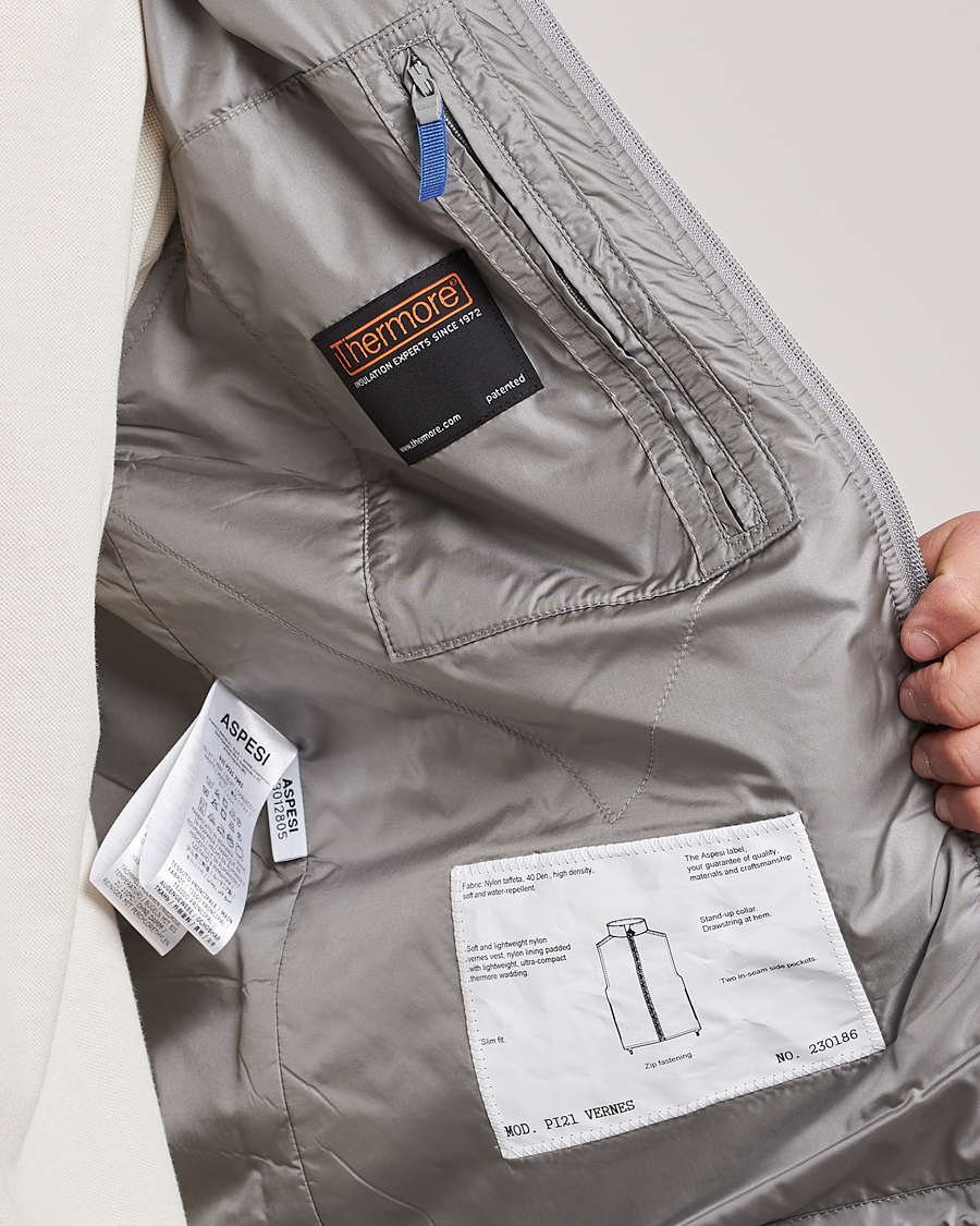 Herre | Vester | Aspesi | Vernes Nylon Gilet Grey
