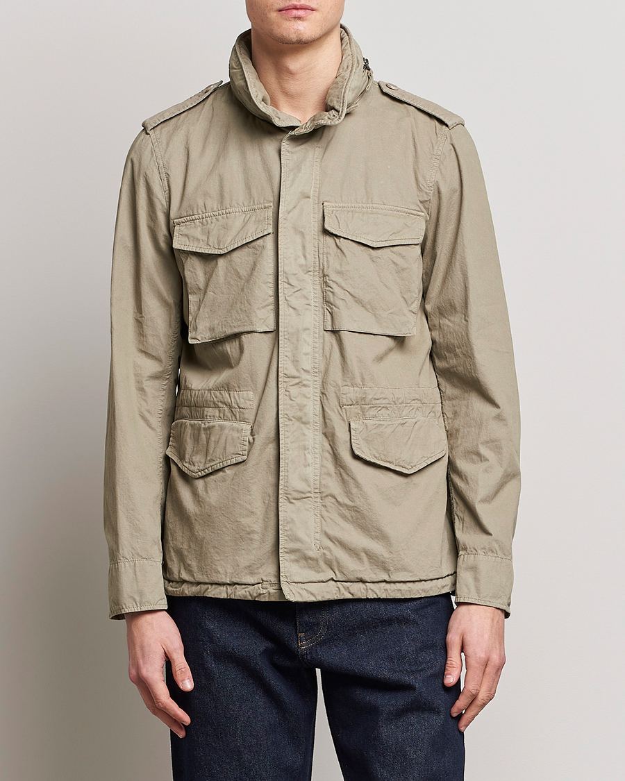 Herre | Moderne jakker | Aspesi | Cotton Field Jacket Khaki