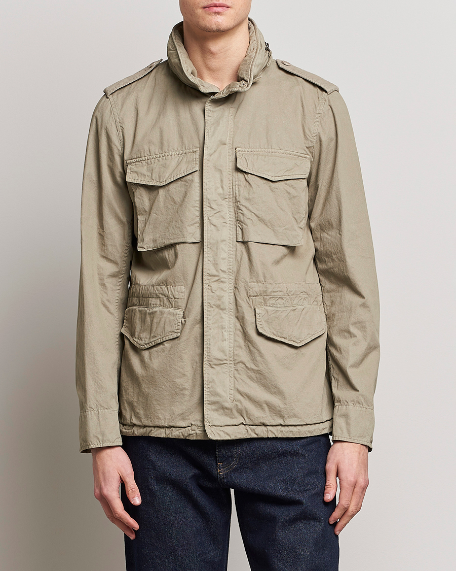 Herre | Jakker | Aspesi | Cotton Field Jacket Khaki