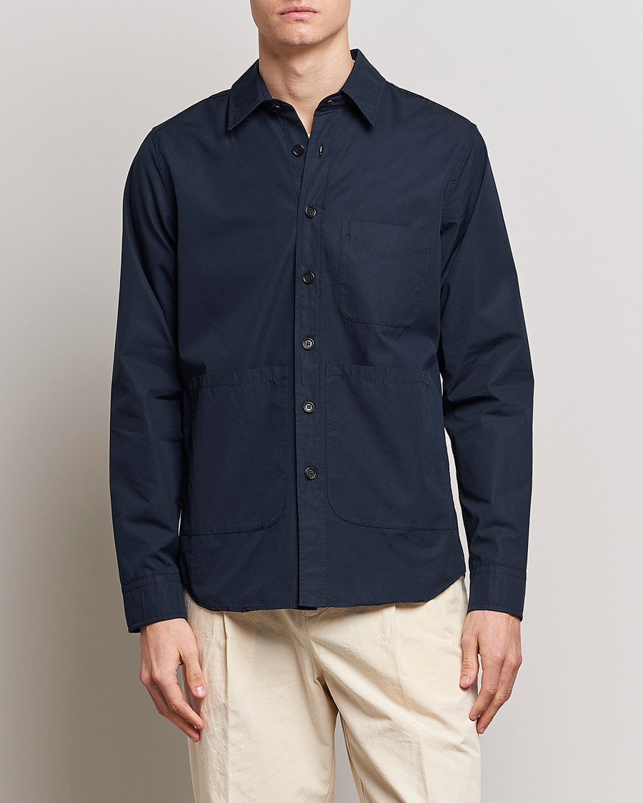 Herre |  | Aspesi | Utility Shirt Jacket Navy