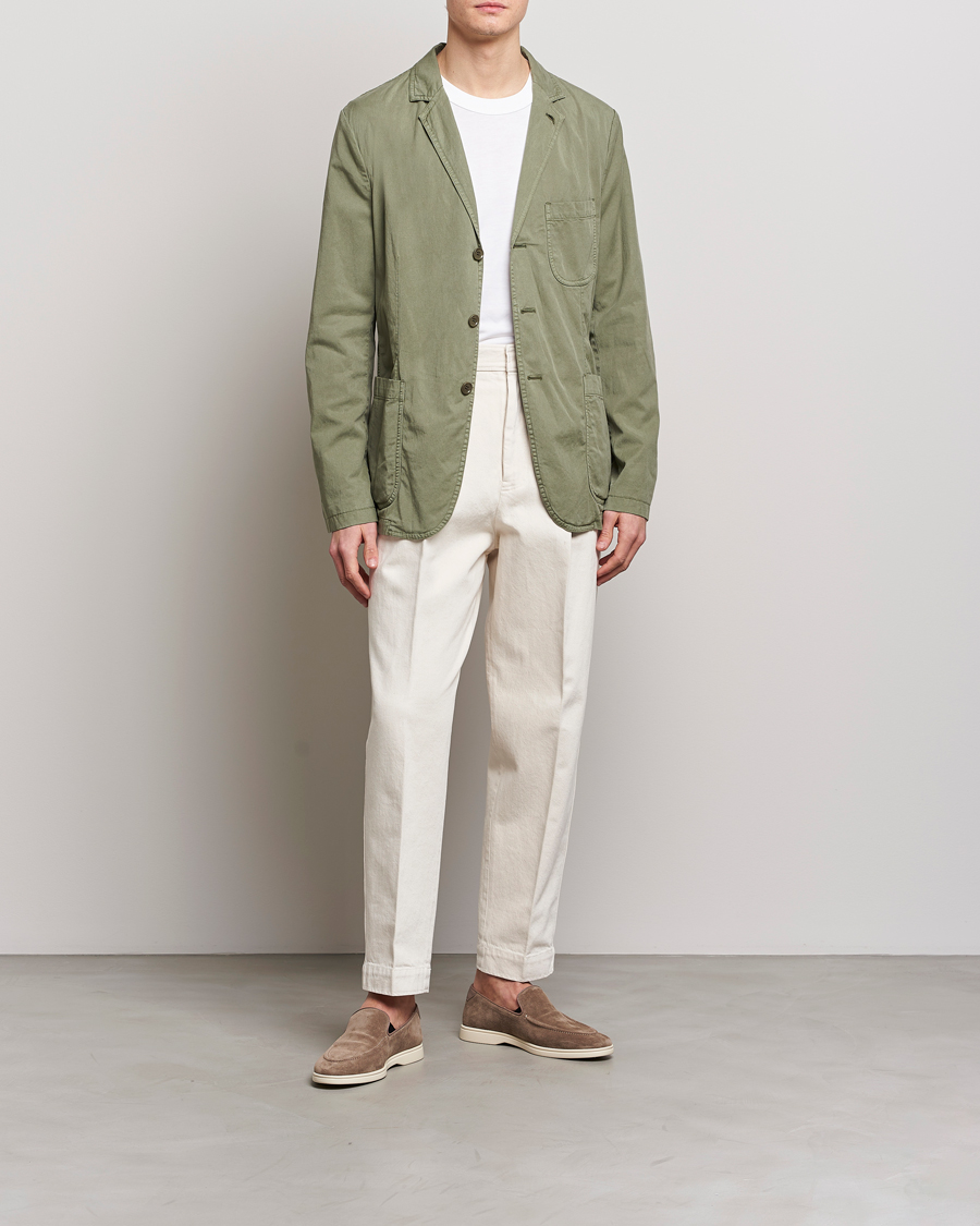 Herre | Dressjakker | Aspesi | Samuraki Washed Blazer Army Green