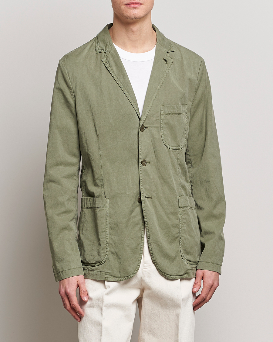 Herre | Dressjakker | Aspesi | Samuraki Washed Blazer Army Green