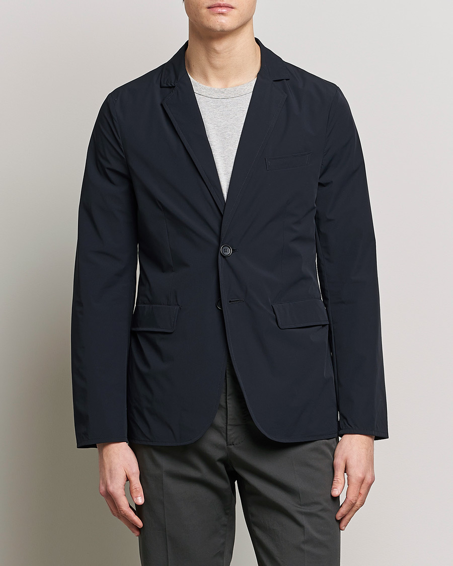 Herre | Dressjakker | Aspesi | Stretch Nylon Blazer Navy
