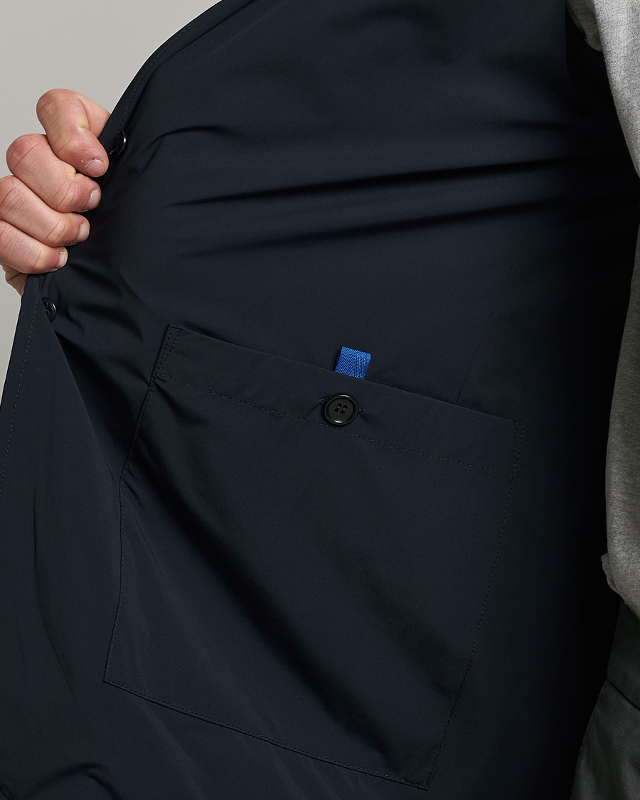 Herre | Dressjakker | Aspesi | Stretch Nylon Blazer Navy