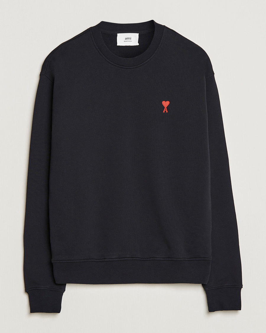 Herre | Gensere | AMI | Heart Logo Sweatshirt Black