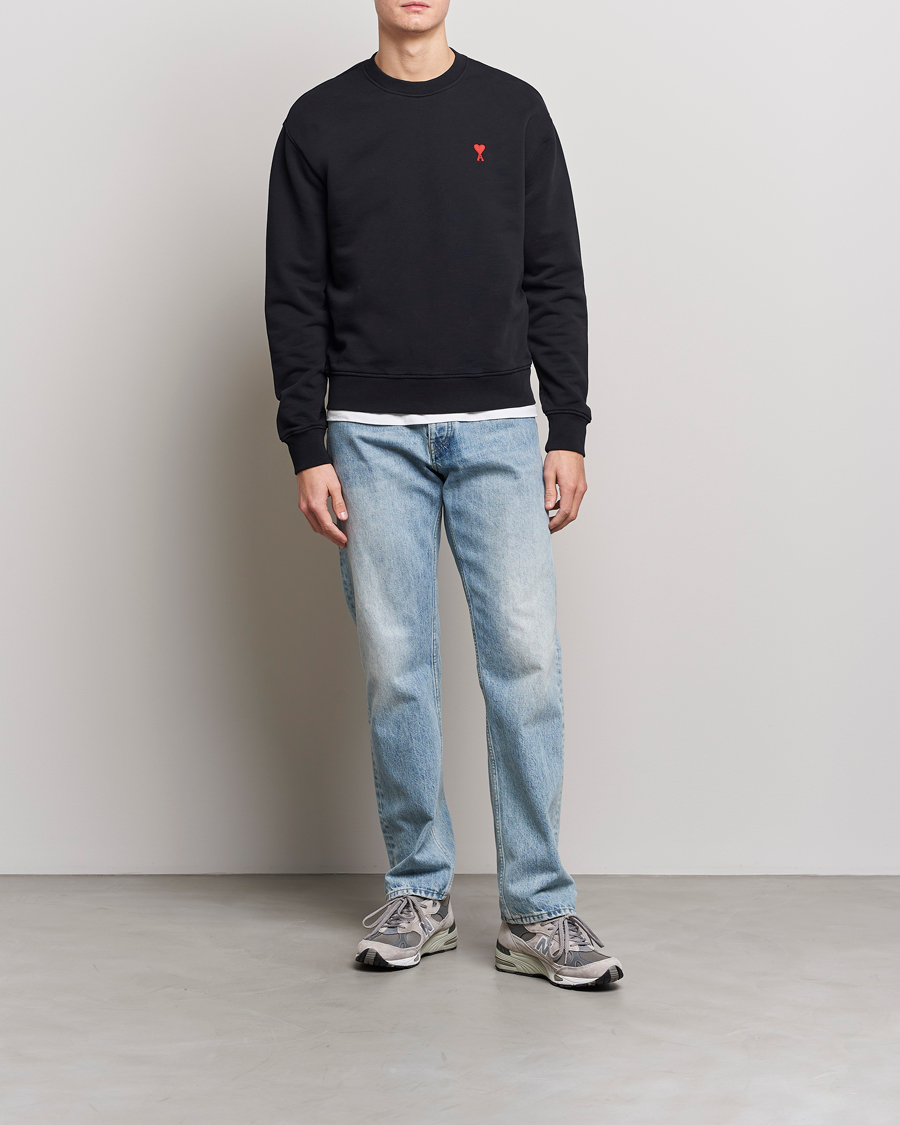 Herre | Gensere | AMI | Heart Logo Sweatshirt Black