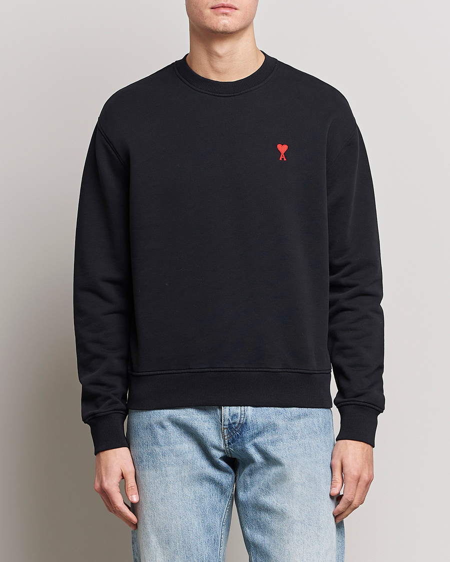 Herre | Gensere | AMI | Heart Logo Sweatshirt Black