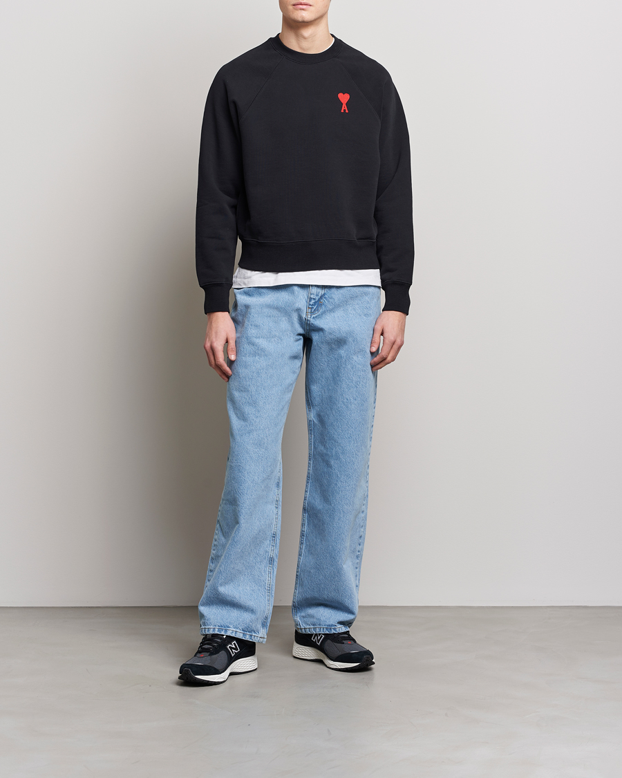 Herre | Gensere | AMI | Big Heart Sweatshirt Black