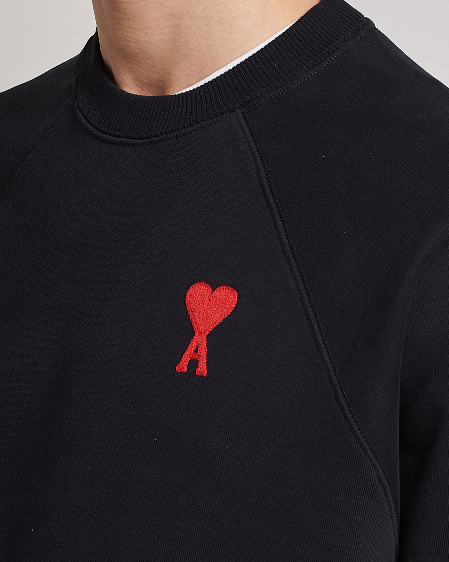 Herre | Gensere | AMI | Big Heart Sweatshirt Black