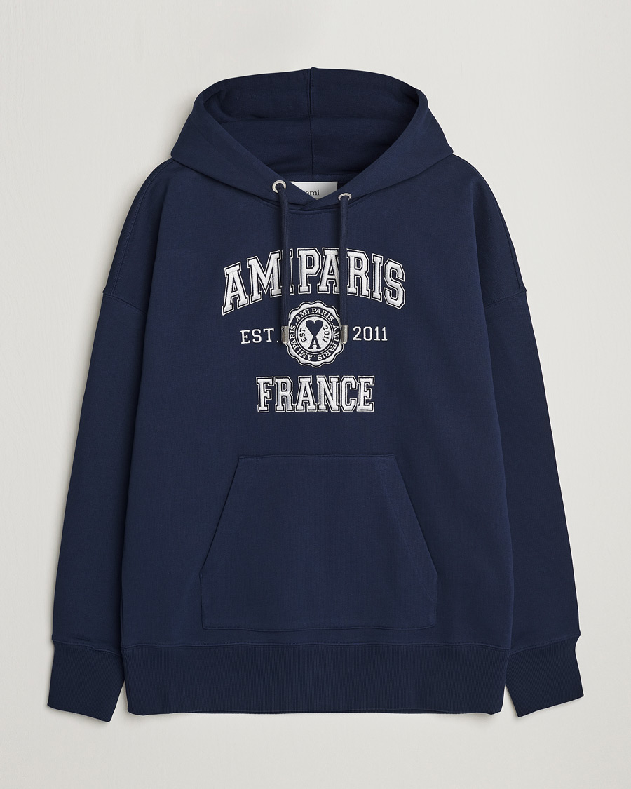 Herre | Gensere | AMI | Paris College Hoodie Navy