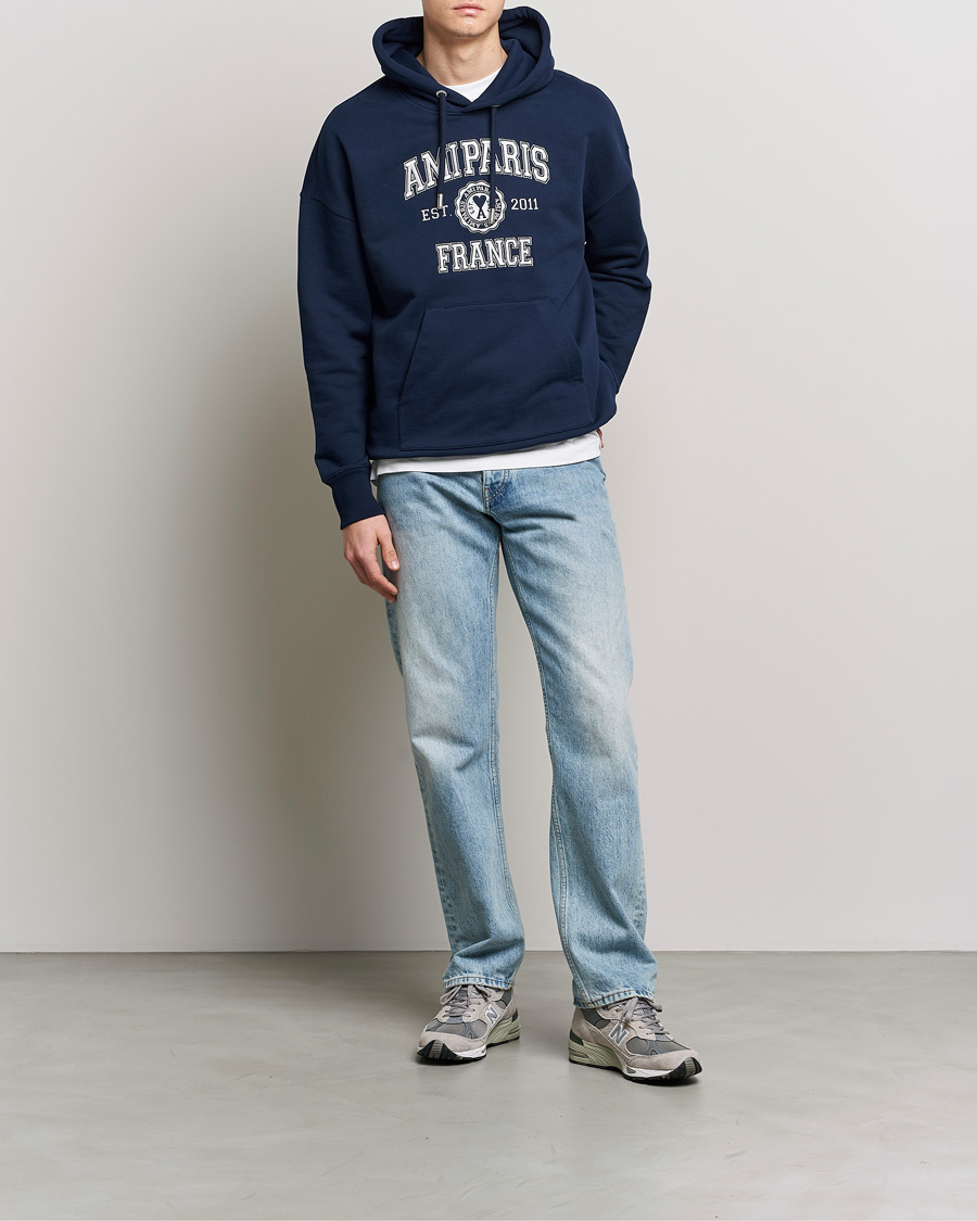 Herre | Gensere | AMI | Paris College Hoodie Navy